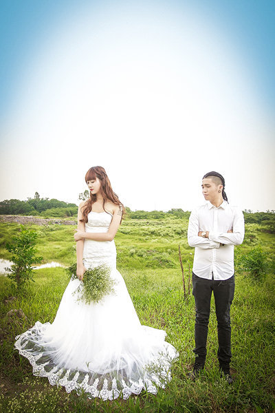 Hot girl Hà Lade chụp ảnh cưới với bạn trai