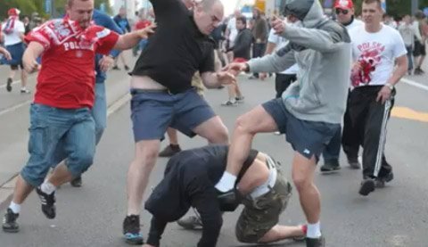 Hooligan loạn đả tại EURO 2012