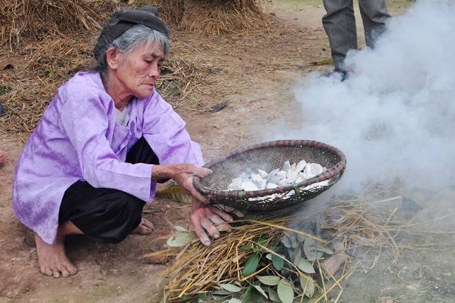 Nướng đất để ăn ở Vĩnh Phúc