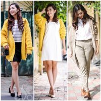 Streetstyle màu sắc, sang trọng của phái đẹp châu Á ngày đầu đông