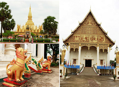 Sắc vàng tuyệt đẹp ở Pha That Luang