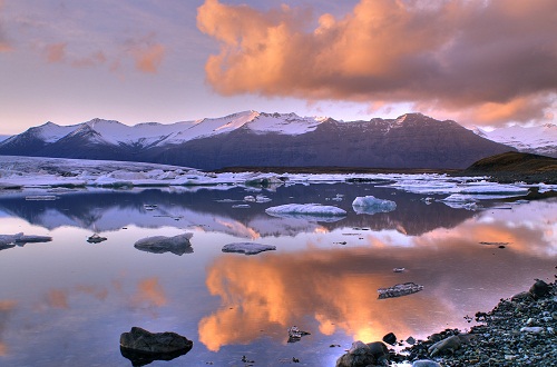 Đầm phá sông băng tuyệt đẹp ở Iceland