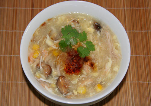 Soup cua nấm gà