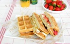 Học cách làm waffle trái cây ngọt mát