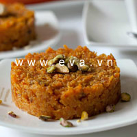 Khai vị với halwa cà rốt của Ấn Độ