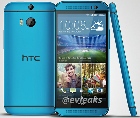 HTC One M8 sắp có phiên bản màu xanh lam