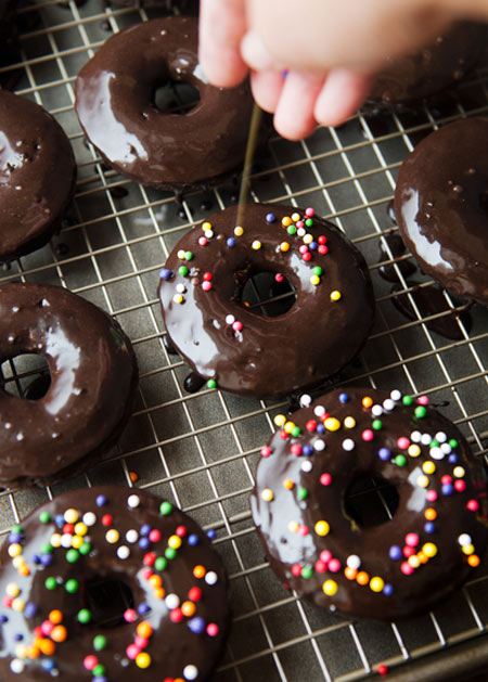 Bánh donut chocolate siêu hấp dẫn     