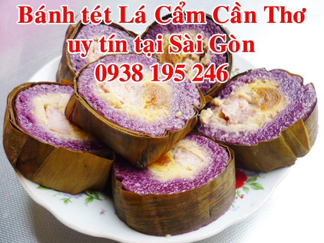 Bánh tét lá cẩm Cần Thơ bán ở đâu tại Sài Gòn?