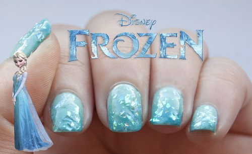 Bộ sưu tập nail theo phim hoạt hình nổi tiếng 'Frozen'
