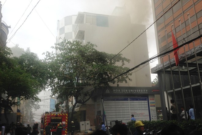 Cháy khách sạn ở Sài Gòn, 1 người nước ngoài tử vong