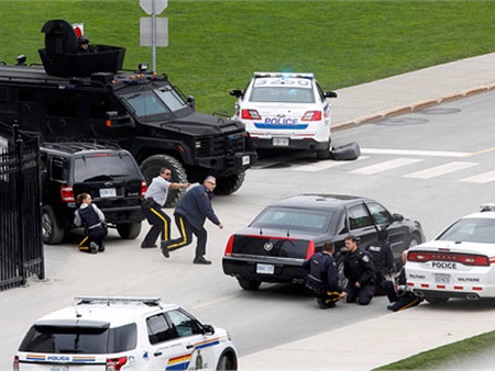 Vụ xả súng kinh hoàng tại nhà Quốc hội Canada