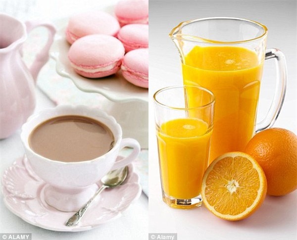 Giảm nguy cơ bị ung thư buồng trứng nhờ uống trà và nước cam