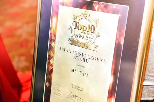 Mỹ Tâm được tôn vinh là "Huyền thoại âm nhạc châu Á"