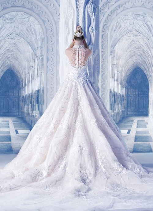 25 váy cưới lấy cảm hứng từ công chúa tuyết