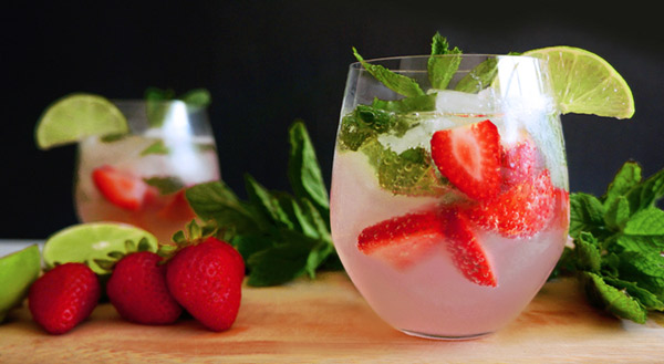 Sảng khoái ngày mới với mojito dâu tây