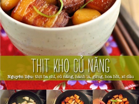 Ăn menu thịt kho - rau luộc kiểu mới không bao giờ chán