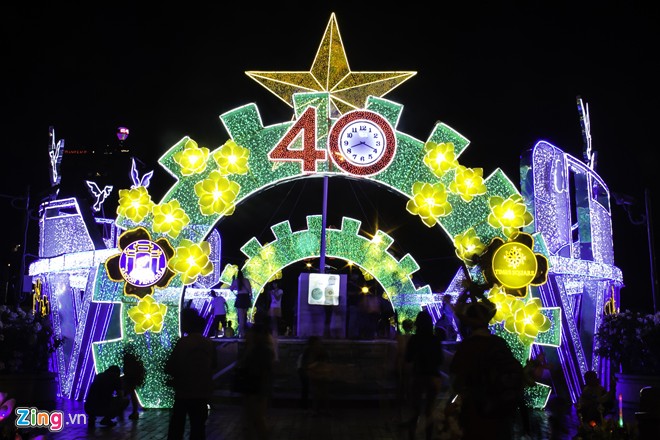 Sài Gòn rực rỡ nhất lịch sử chờ đón năm mới 2015