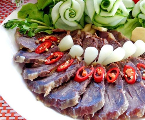 Bắp bò ngâm mắm kiểu miền Nam