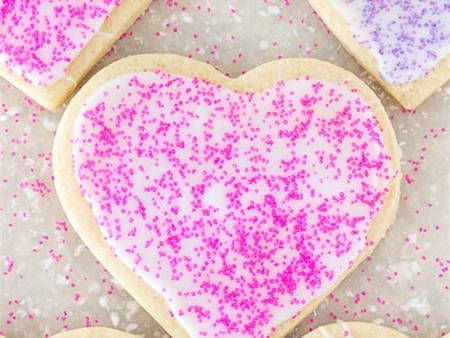Bánh quy trái tim cho Ngày lễ tình yêu