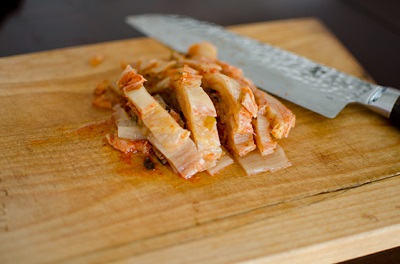 Kết hợp Á-Âu với công thức spaghetti kimchi ngon lành