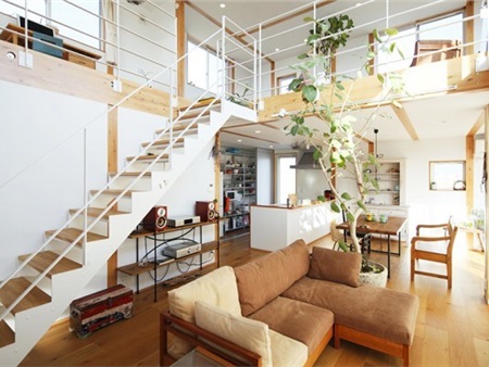 Ngôi nhà đẹp được thiết kế lắp ghép siêu đơn giản ở Nhật Bản