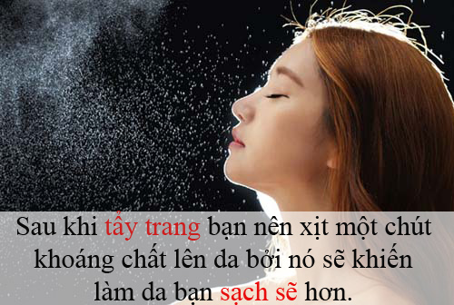 Xịt khoáng đúng cách để làn da tươi trẻ