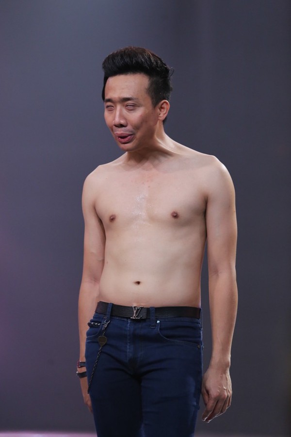 Trấn Thành "cởi trần sexy" tập nhảy theo Thu Minh