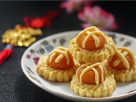 Bánh tart dứa mini thơm ngon, đẹp mắt