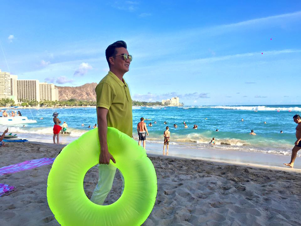 Kỳ nghỉ ngắn ngày của Mr Đàm ở Hawaii ngập nắng