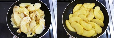 Bánh táo úp ngược làm bằng nồi cơm điện đơn giản nhanh gọn