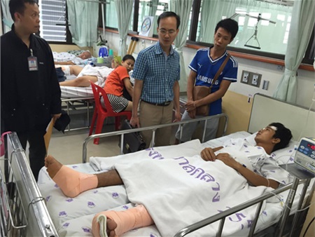 Một người Việt bị thương trong vụ nổ bom ở Thái Lan