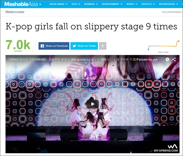 Báo Mỹ đồng loạt ca ngợi girlgroup Kpop sau sân khấu "8 lần ngã"