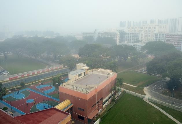 Singapore trước và sau khi chìm trong khói mù