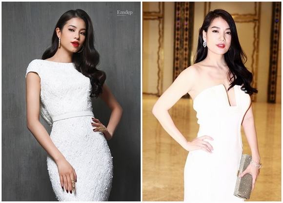 Những 'chị em sinh đôi' trong và ngoài nước của Hoa hậu Hoàn vũ Phạm Hương