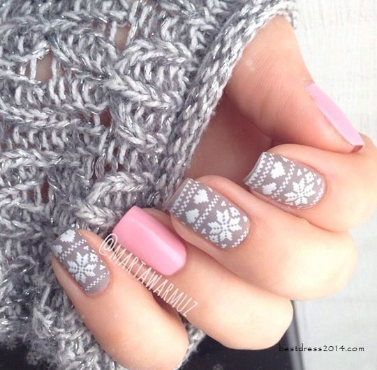 Những mẫu nail đẹp lấy cảm hứng từ mùa đông