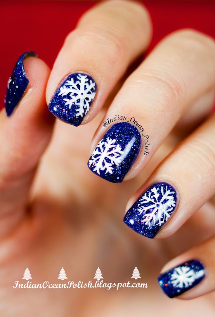 Những mẫu nail đẹp lấy cảm hứng từ mùa đông