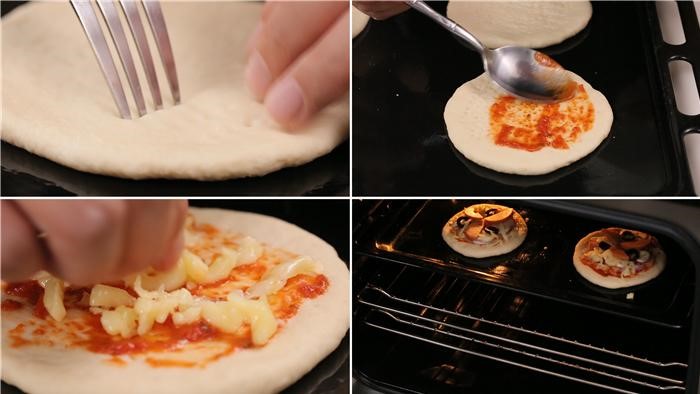 Tự làm mini pizza tại nhà