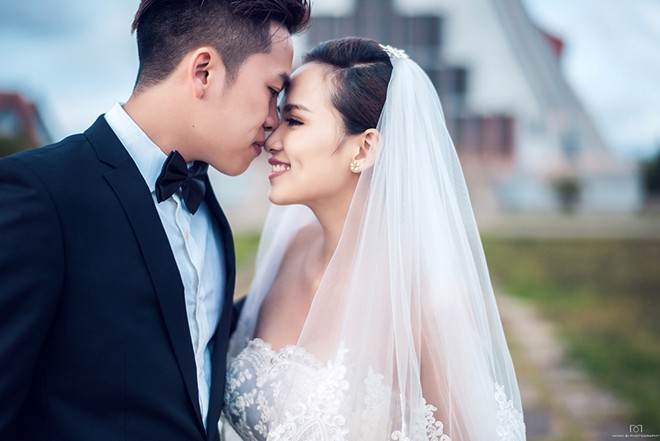 Diễm Hương khoe ảnh cưới lãng mạn ở Đà Lạt