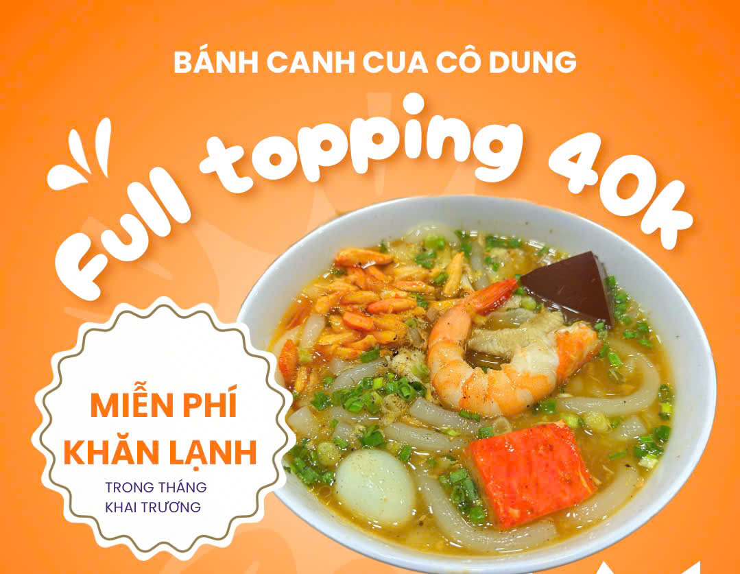 Ghé quán bánh canh cua ngon nhất nhì Sài Gòn - Bánh Canh Cua Gia Truyền Cô Dung